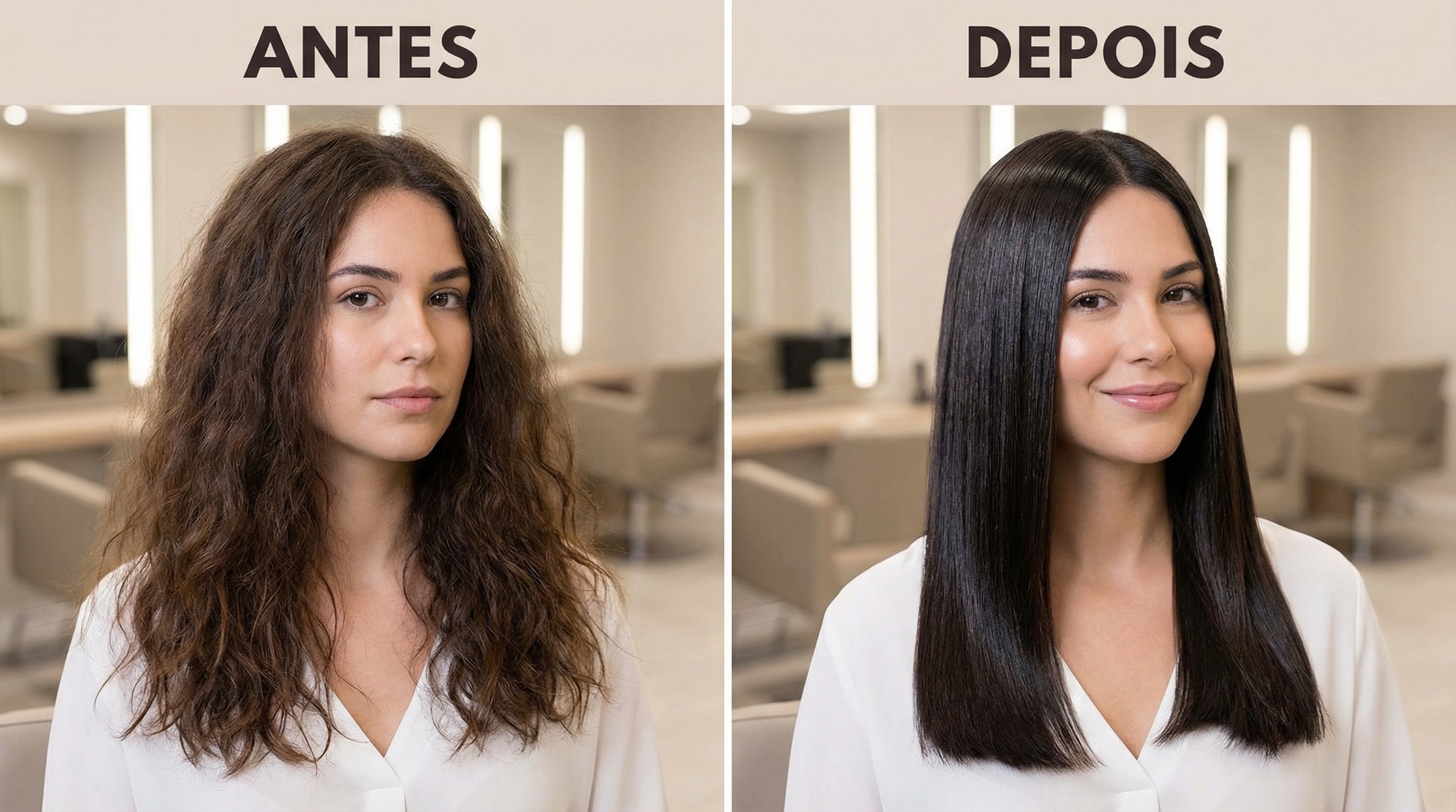 Antes e Depois - Transformação Real com Liso Mágico